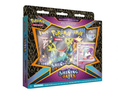 Pokemon TCG Shining Fates Mad Party Pin Collection Polteageist