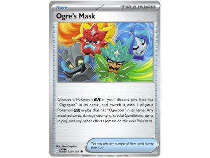 pokemon tcg ogre s mask 159 167 holo