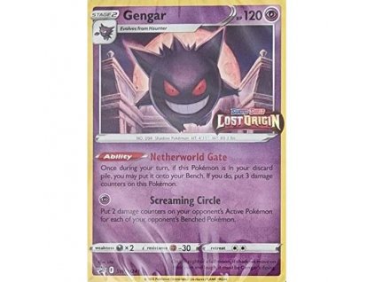 pokemon tcg lost origin prerelease preconstructed deck gengar Pokemallcz