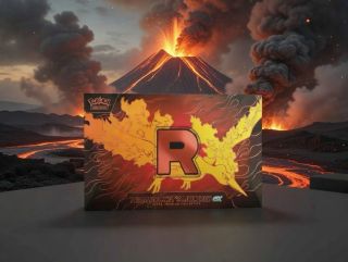 Team Rocket blasts off again! 🔥🦅 Moltres ex v plné síle, láva, kouř a tenhle ultra premium box... kdo by nechtěl ovládnout...
