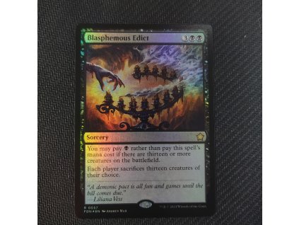 Blasphemous Edict (FDN * 0057)