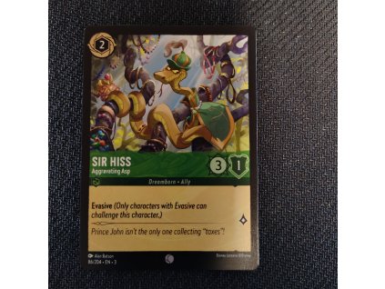 Sir Hiss - Aggravating Asp