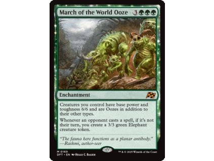 March of the World Ooze (DFT * 0169) - Foil