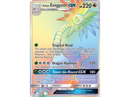 Alolan Exeggutor GX (CIN 118)