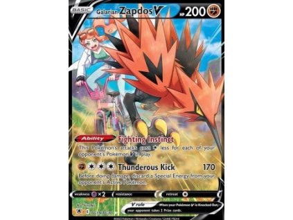Galarian Zapdos V (ASR TG19)