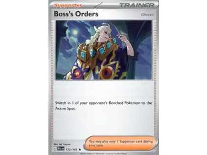 Boss's Orders  (PAL 172)