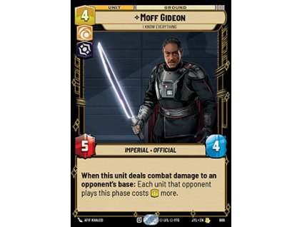 Moff Gideon, I Know Everything (V.2) 686