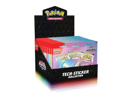 Pokémon TCG: Prismatic Evolution - Tech Sticker Collection Display