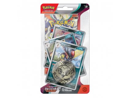 pokemon tcg scarlet violet obsidian flames premium checklane blister booster kingambit