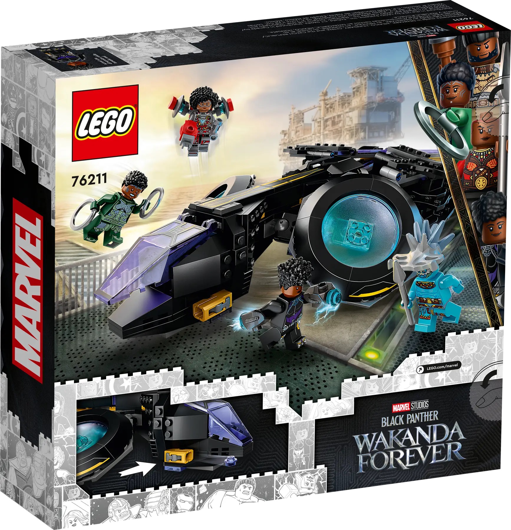 LEGO Marvel 76211 Shuriin tryskáč Sunbird – stavebnice a sestavený model