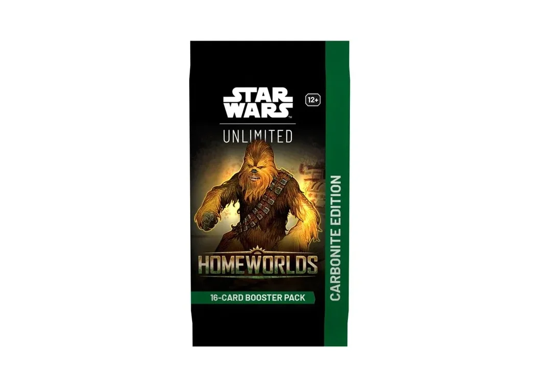 Star Wars: Unlimited – Homeworlds Carbonite Edition Booster (EN), přední strana balení