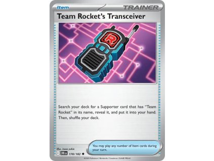 178/182 Team Rocket's Transceiver (Barva Reverse holo)