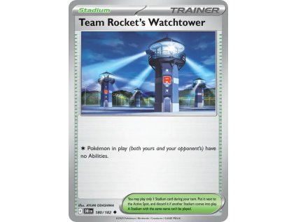 180/182 Team Rocket's Watchtower (Barva Reverse holo)