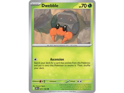 011/182 Dwebble (Barva Reverse holo)