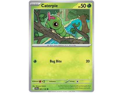 001/159 Caterpie (Barva Reverse holo)