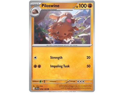 078/159 Piloswine (Barva Reverse holo)