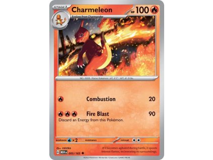 005/165 Charmeleon (Barva Reverse holo)