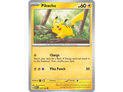 025/165 Pikachu (Barva Reverse holo)