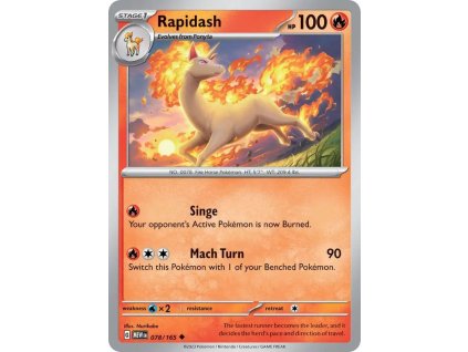 078/165 Rapidash (Barva Reverse holo)