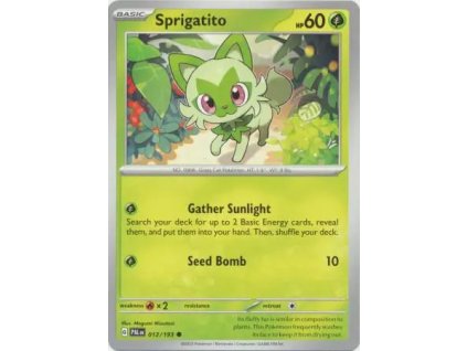 012/193 Sprigatito (Barva Reverse holo)