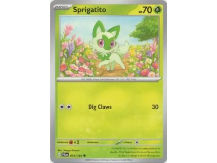 013/193 Sprigatito (Barva Reverse holo)