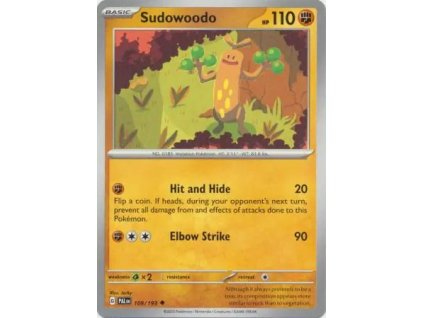 109/193 Sudowoodo (Barva Reverse holo)
