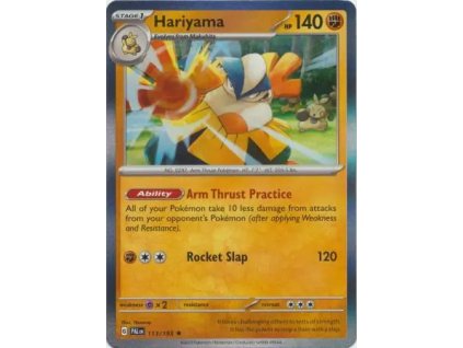 113/193 Hariyama (Barva Reverse holo)