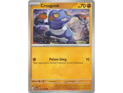 114/193 Croagunk (Barva Reverse holo)