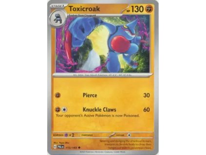 115/193 Toxicroak (Barva Reverse holo)