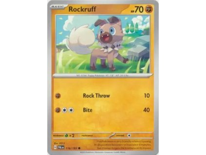116/193 Rockruff (Barva Reverse holo)
