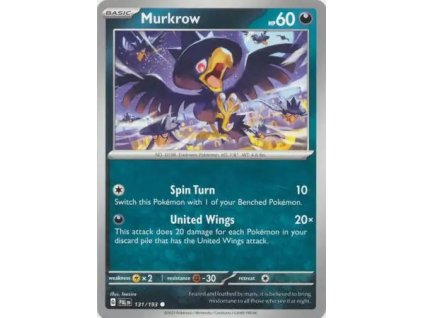 131/193 Murkrow (Barva Reverse holo)