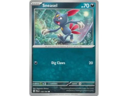 133/193 Sneasel (Barva Reverse holo)