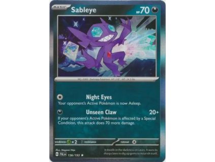 136/193 Sableye (Barva Reverse holo)