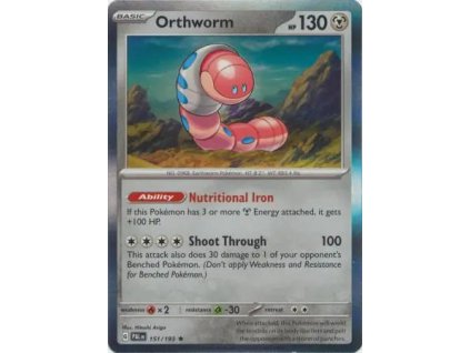 151/193 Orthworm (Barva Reverse holo)