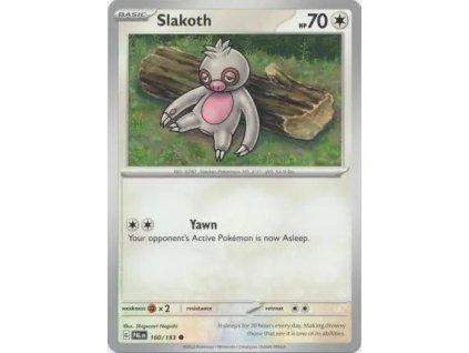 160/193 Slakoth (Barva Reverse holo)