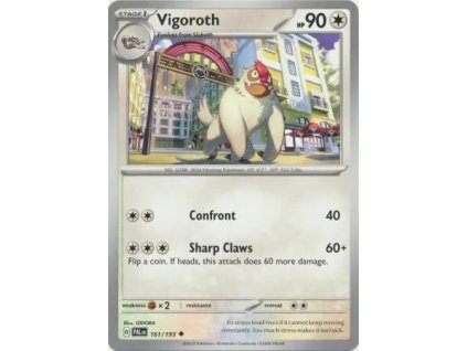 161/193 Vigoroth (Barva Reverse holo)
