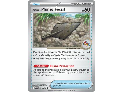 079/086 Antique Plume Fossil (Barva Reverse holo)