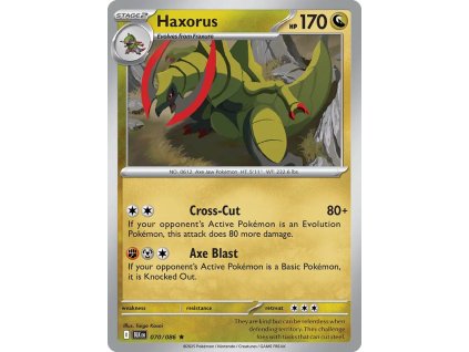070/086 Haxorus (Barva Reverse holo)