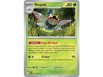 017/132 Ninjask (Barva Reverse holo)