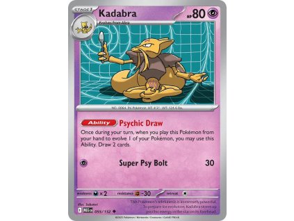 055/132 Kadabra (Barva Reverse holo)