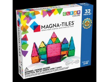 MagnaTiles CC 32pc Carton Front Angle