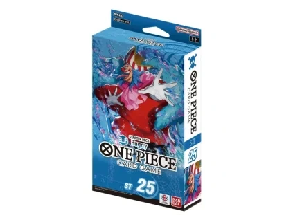 one piece starter deck st25 buggy blue