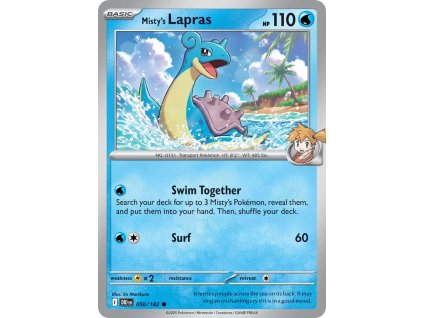 050/182 Misty's Lapras (Barva Reverse holo)