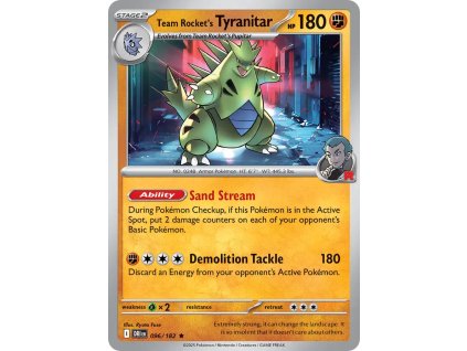 096/182 Team Rocket's Tyranitar (Barva Reverse holo)