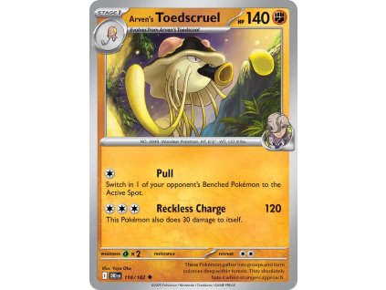 110/182 Arven's Toedscruel (Barva Reverse holo)