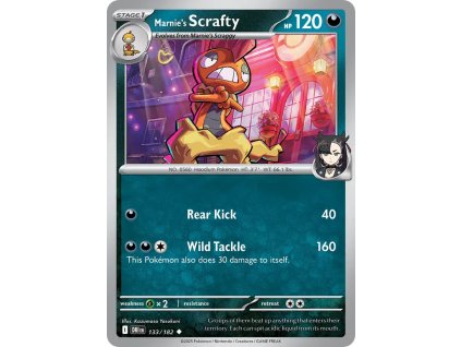 133/182 Marnie's Scrafty (Barva Reverse holo)