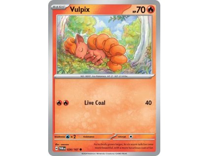 026/167 Vulpix (Barva Reverse holo)