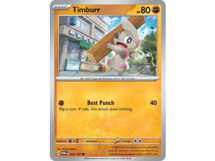 103/167 Timburr (Barva Reverse holo)