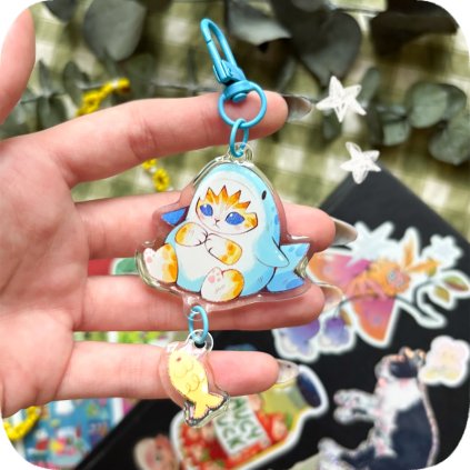 Shark mofu ✿ klíčenka