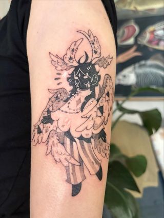 Moje nejnovější tetování, na kterém jsem pracovala a tbh jedno z mých fave this year😃💖uvědomila jsem si, že jsem do teď...